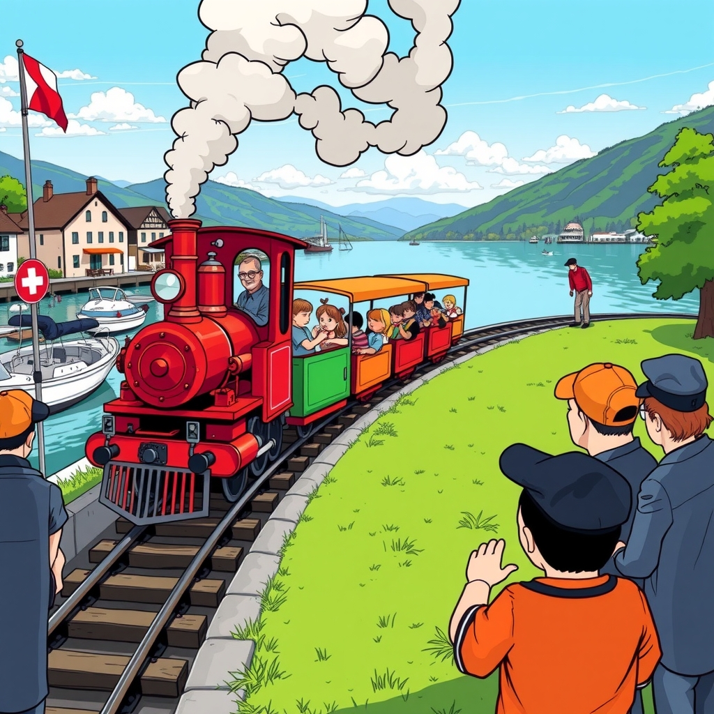 Le petit train de Pully