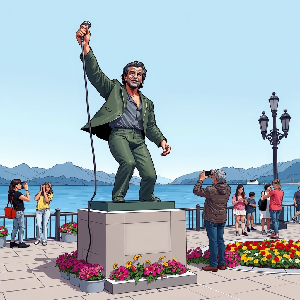 Statue de Freddie Mercury